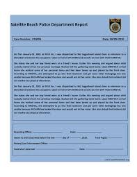 police reports