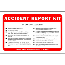 report accidents
