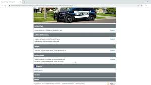 police incident website